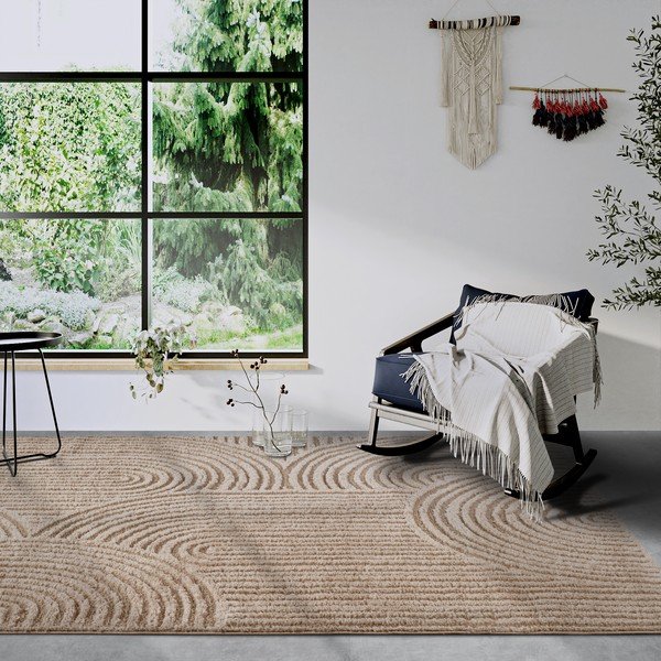 Bež preproga 200x280 cm Chappe Beige – Elle Decoration-image-1