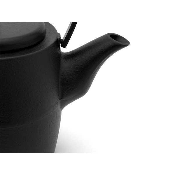 Črn čajnik iz litega železa s cedilom 1,2 l Kobe – Bredemeijer-image-4