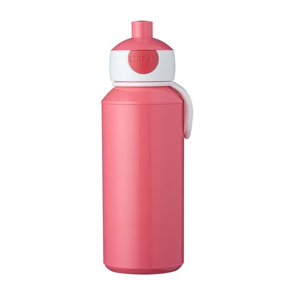 Rožnata otroška steklenička za vodo za na pot 400 ml Pop-Up – Mepal
