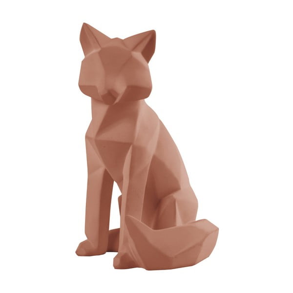 Podloga rjave barve PT LIVING Origami lisica, višina 26 cm