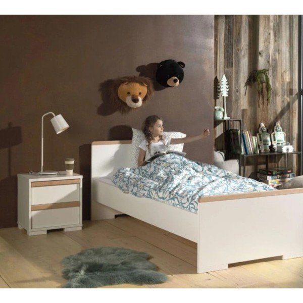 Bela otroška nočna omarica London – Vipack-image-1