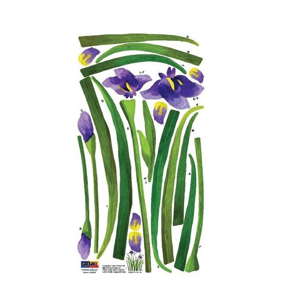 Nalepka Iris Purple, 33x60 cm-image-1