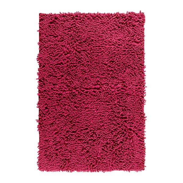 Rdeča kopalniška preproga Wenko Chenille, 80 x 50 cm
