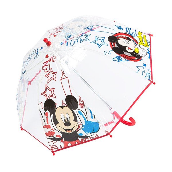 Otroški prozoren dežnik s ptičjo kletko Mickey Mouse, ⌀ 60 cm-image-2