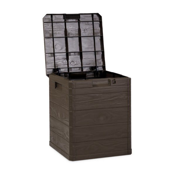Temno rjava vrtna škatla za shranjevanje Woodys – Toomax-image-3