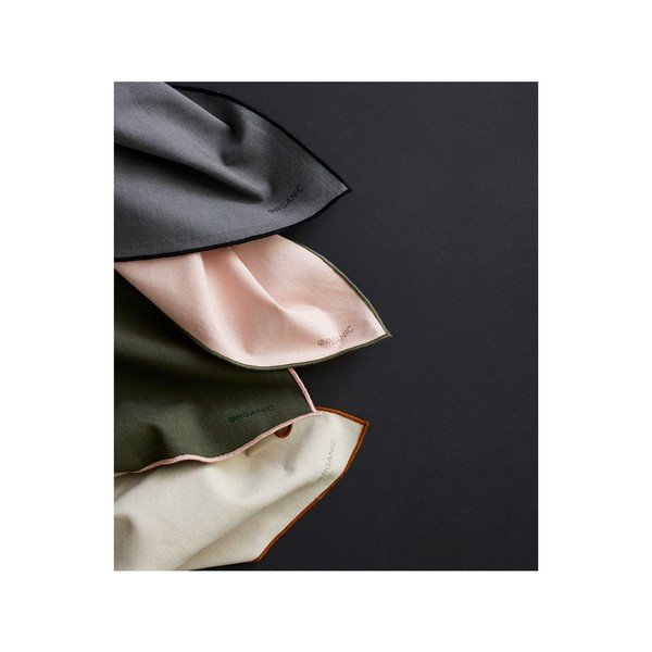 Komplet 2 rožnatih bombažnih prtičkov Södahl Organic, 50 x 50 cm-image-3