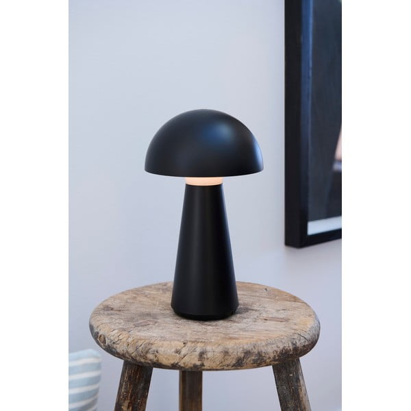 Črna zunanja namizna svetilka na USB Sam - Sirius-image-4