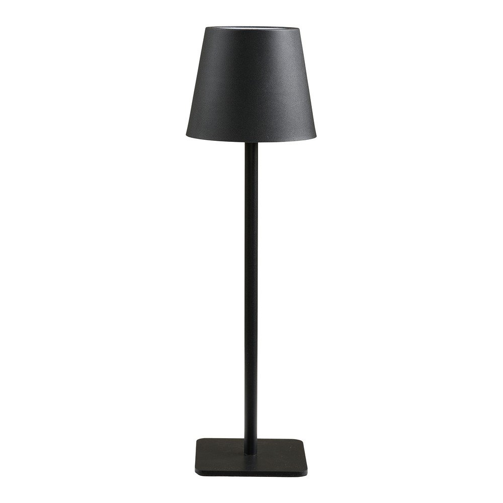 Črna LED namizna svetilka (višina 37 cm) Bradford