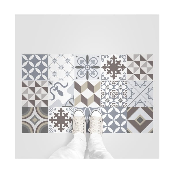 Vodoodporna talna nalepka Ambiance Brown Style, 100 x 60 cm-image-4