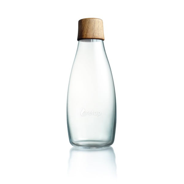 Steklenica z lesenim pokrovom z doživljenjsko garancijo ReTap, 500 ml