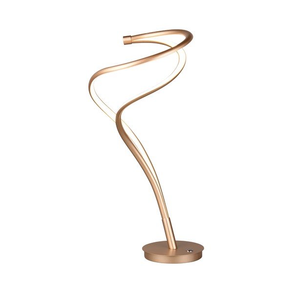 LED namizna svetilka v zlati barvi s kovinskim senčnikom (višina 56 cm) Nala – Trio Select-image-2