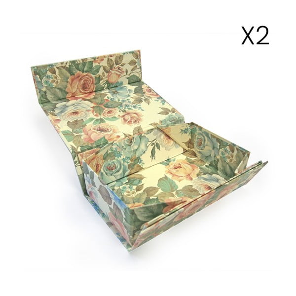 Darilni škatli v kompletu 2 ks 39x49 cm Lady Rose – Kartos-image-1