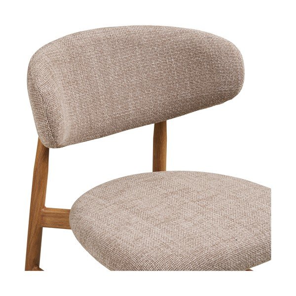 Bež/v naravni barvi oblazinjen barski stol (višina sedeža 65 cm) Levanto – House Nordic-image-4