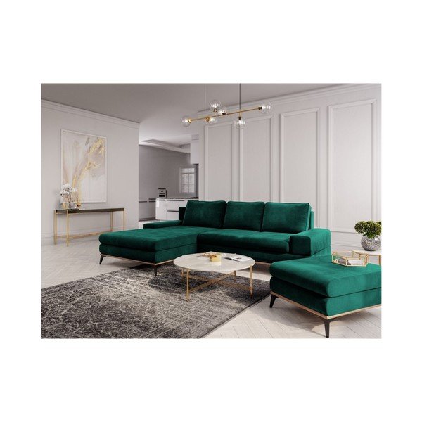 Zelen žameten tabure Windsor & Co Sofas Astre-image-4
