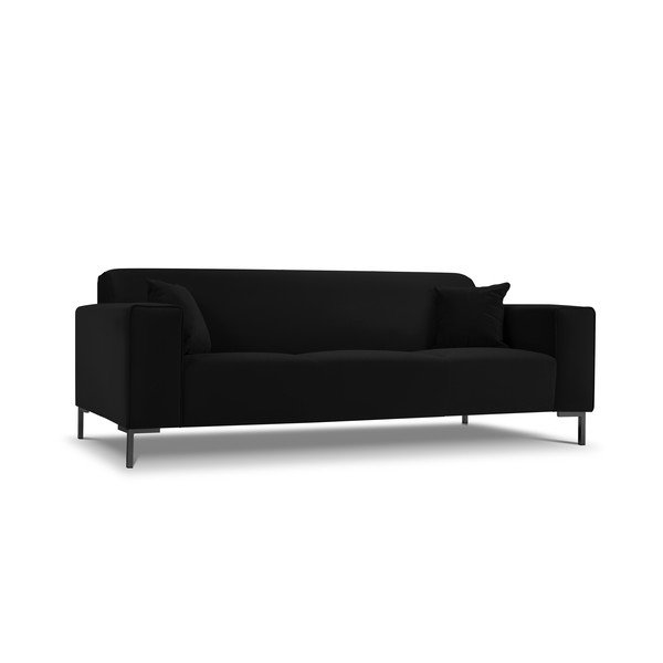 Črna žametna zofa Cosmopolitan Design Siena-image-3