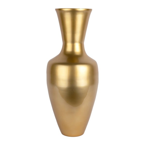 Bambusova visoka vaza v zlati barvi Neto   – PT LIVING