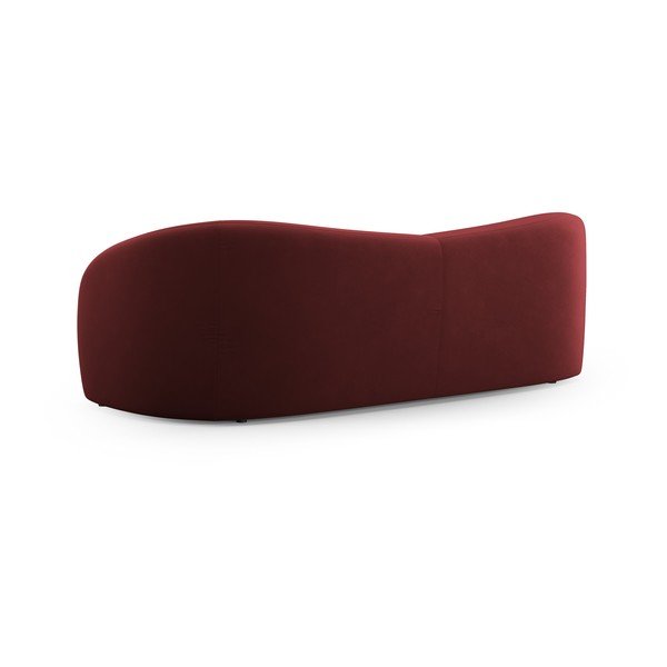 Bordo rdeča žametna sedežna garnitura 237 cm Santi – Interieurs 86-image-3