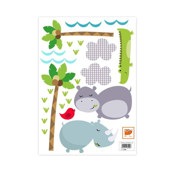 Stenska nalepka Hippo-image-1