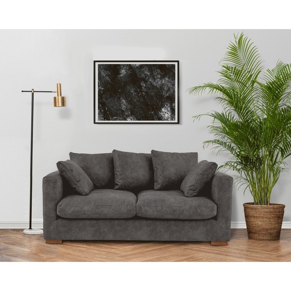 Antracitno siva sedežna garnitura 175 cm Comfy – Scandic-image-1