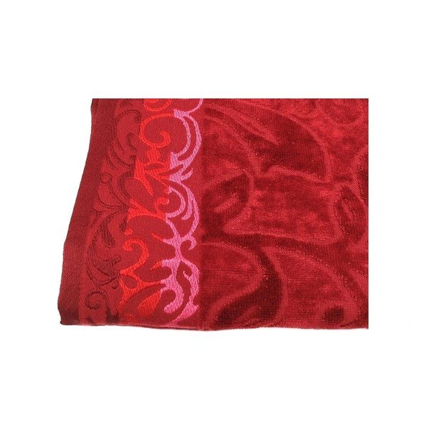 Rdeča bombažna brisača 70x140 cm Skyline – JAHU collections-image-1