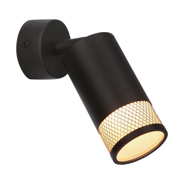 Črna stenska svetilka Flin – Candellux Lighting