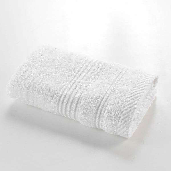 Bela frotirna bombažna brisača 30x50 cm Tendresse – douceur d'intérieur