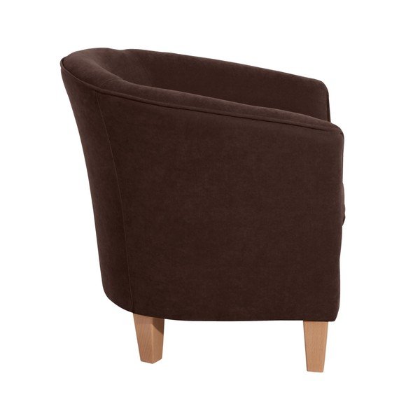 Temno rjav fotelj Max Winzer Livia-image-1