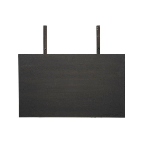 Črn zgornji del za podaljšanje jedilne mize Canett Aspen, širina 60 cm