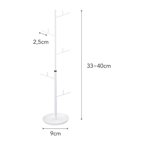 Stojalo za nakit v beli barvi YAMAZAKI Branch-image-2