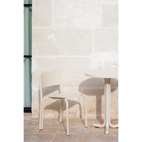 Bež kovinski vrtni stol Kei – noo.ma-image-1