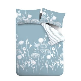 Bela/modra enojna posteljnina 135x200 cm Meadowsweet Floral – Catherine Lansfield