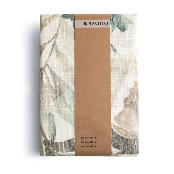 Kremno bela/prašno modra zavesa 135x250 cm Celesta – Restilo-image-4