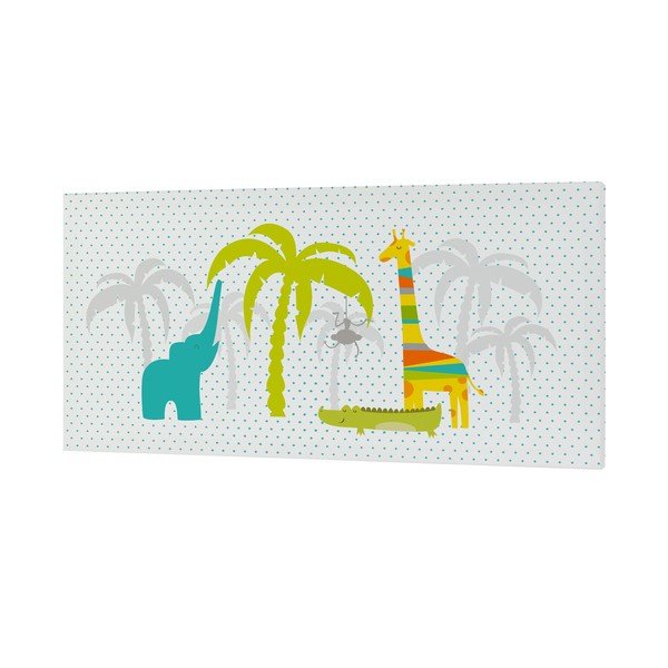 Stenska slika Zoo Art, 27x54 cm