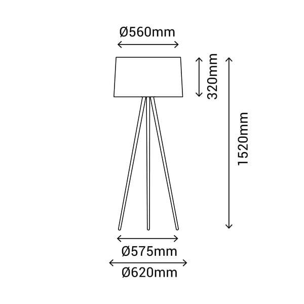 Siva talna svetilka SULION Bea, višina 152 cm-image-3