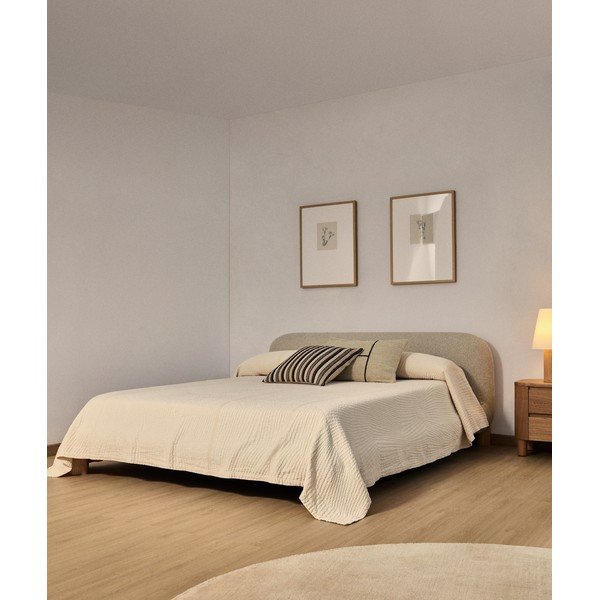 Kremno belo pregrinjalo 240x260 cm Raylo – Kave Home-image-1