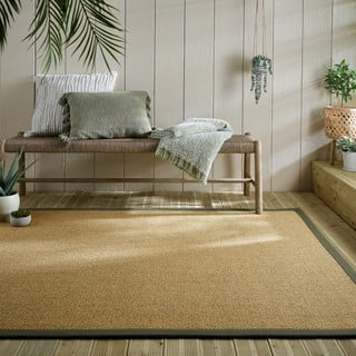 Zeleno-svetlo rjava notranja in zunanja preproga 120x170 cm Sisal Look – Flair Rugs