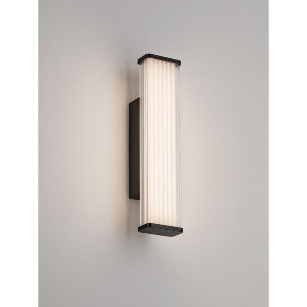 Mat črna kovinska LED stenska svetilka Misty – Nova Luce-image-1
