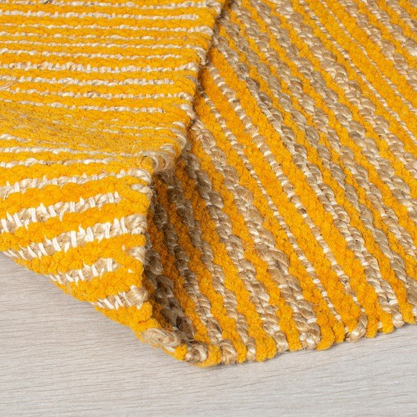 Rumena preproga iz jute Flair Rugs Equinox, 120 x 170 cm-image-1