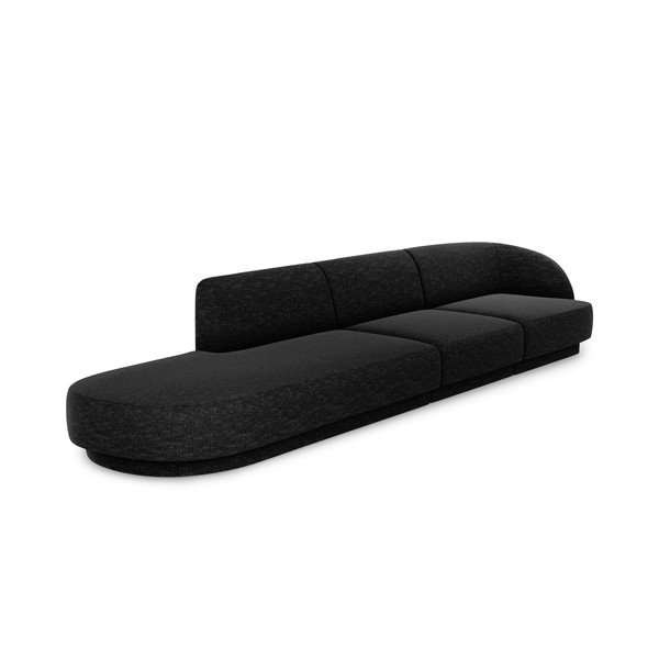 Antracitno siv kavč 302 cm Miley - Micadoni Home-image-3