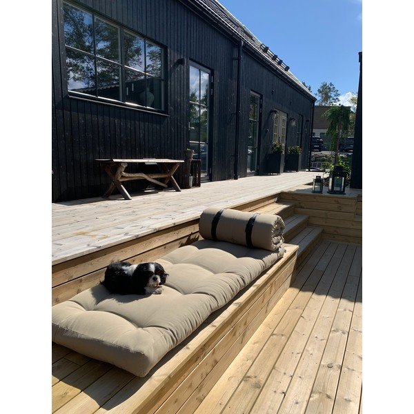 Temno siv zunanji raztegljiv fotelj Karup Design OUT™ Buckle Up-image-1