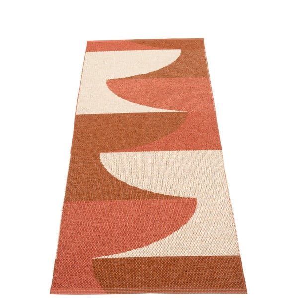 Opečnato oranžen zunanji in notranji tekač 70x180 cm Hill Brick Rust – Pappelina-image-2