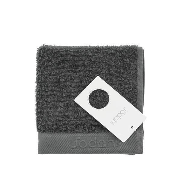 Temno siva frotirna bombažna brisača 30x30 cm Comfort – Södahl-image-2