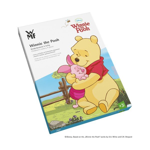 Komplet 4 kosov otroškega jedilnega pribora iz nerjavečega jekla WMF Winnie the Pooh-image-1