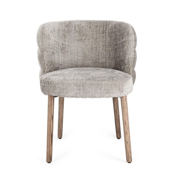 Siv oblazinjen jedilni stol Ilma – Bizzotto-image-2