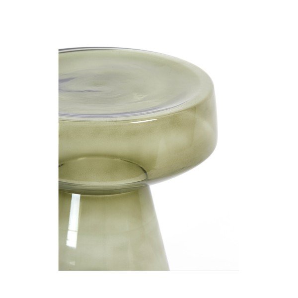 Steklena okrogla stranska mizica ø 37 cm Dakwa – Light & Living-image-2