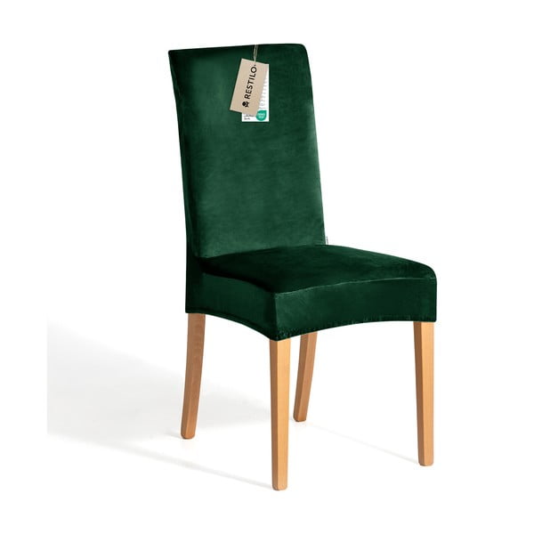 Zelena raztegljiva prevleka za stol 48 cm Sento – Restilo-image-2