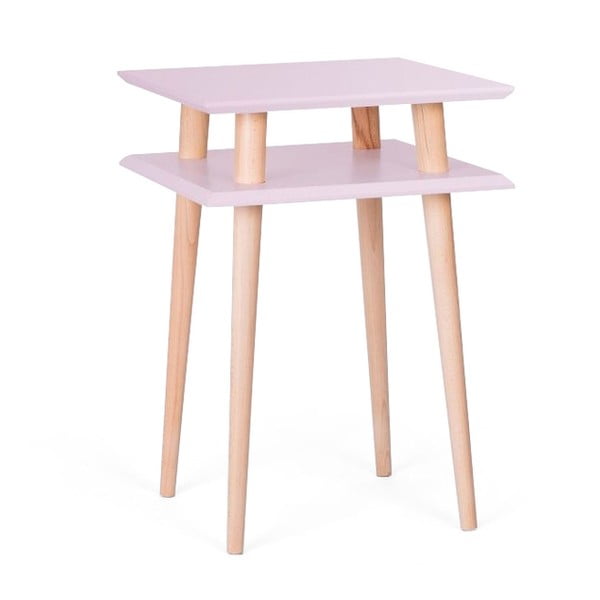 UFO Square Pink kavna mizica, 43 cm (širina) in 61 cm (višina)