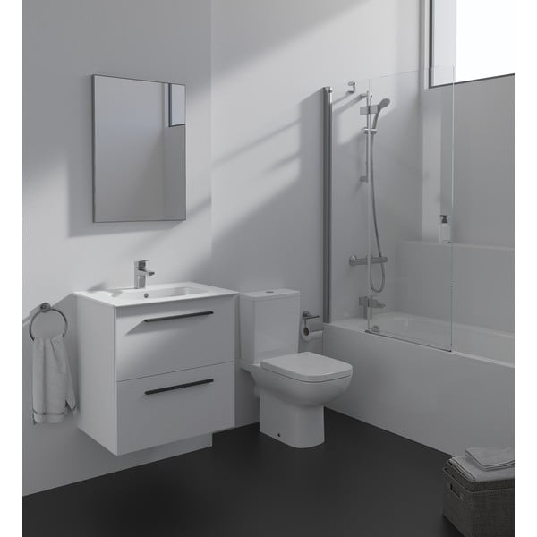 Bela stenska omarica za pod umivalnik 60x63 cm i.Life A – Ideal Standard-image-3