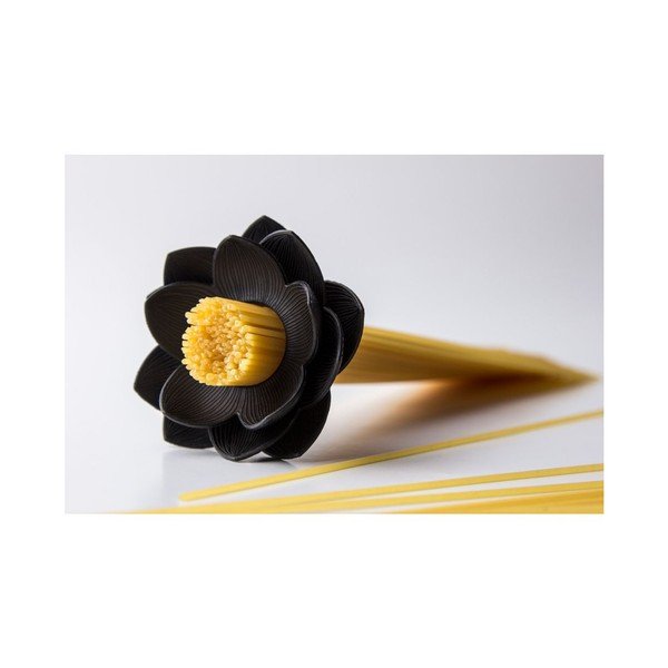 Merilna skodelica za špagete Lotus, črna-image-1