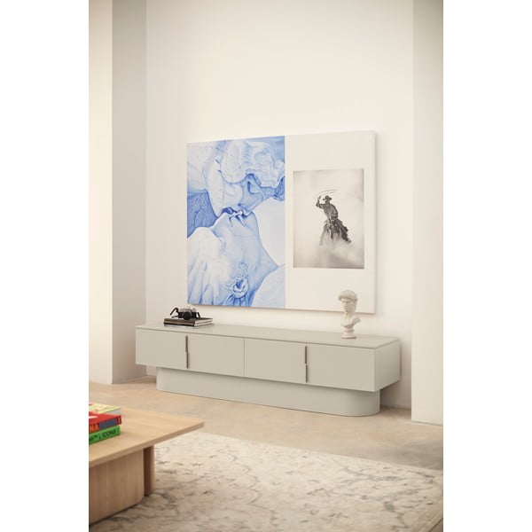 Bež TV omarica 200x50 cm Totem – Teulat-image-1